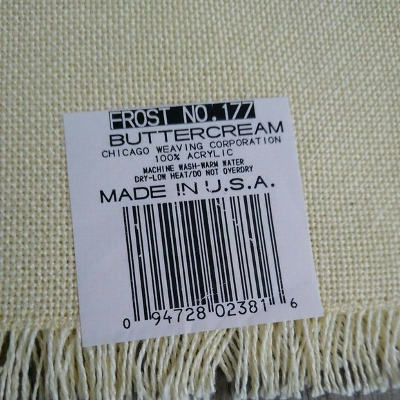 Yellow Woven Placemats W Matching Napkins Set Of 8 Cloth Buttercream Chicago - Picture 6 of 6